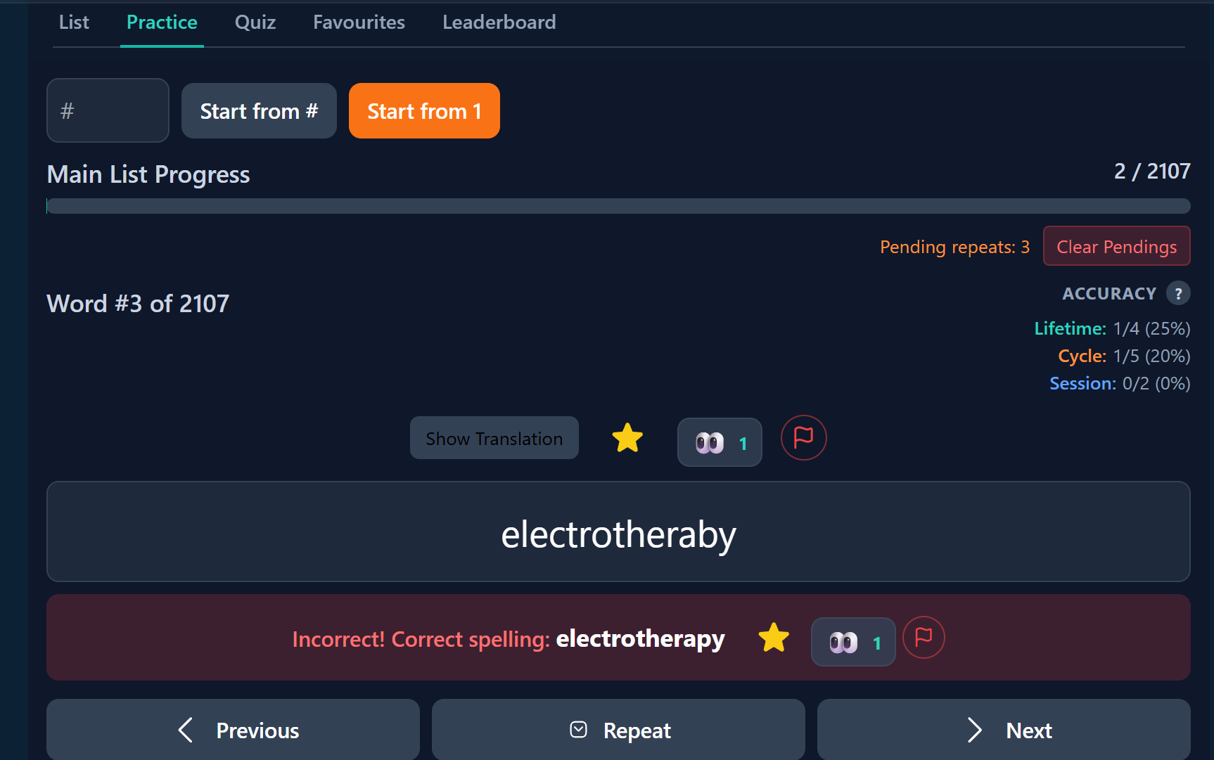 OET Ultimacy Premium — Listening practice vocabulary